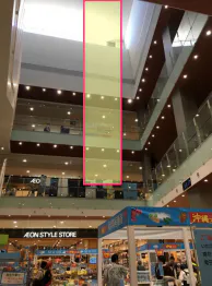 【イオンモール名古屋茶屋】モール内広告 大型バナー/通路バナー