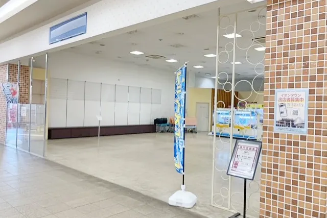 【イオンタウン佐野】ポップアップや展示販売会、各種プロモーションイベントに最適な施設内1階にあるイベントスペース