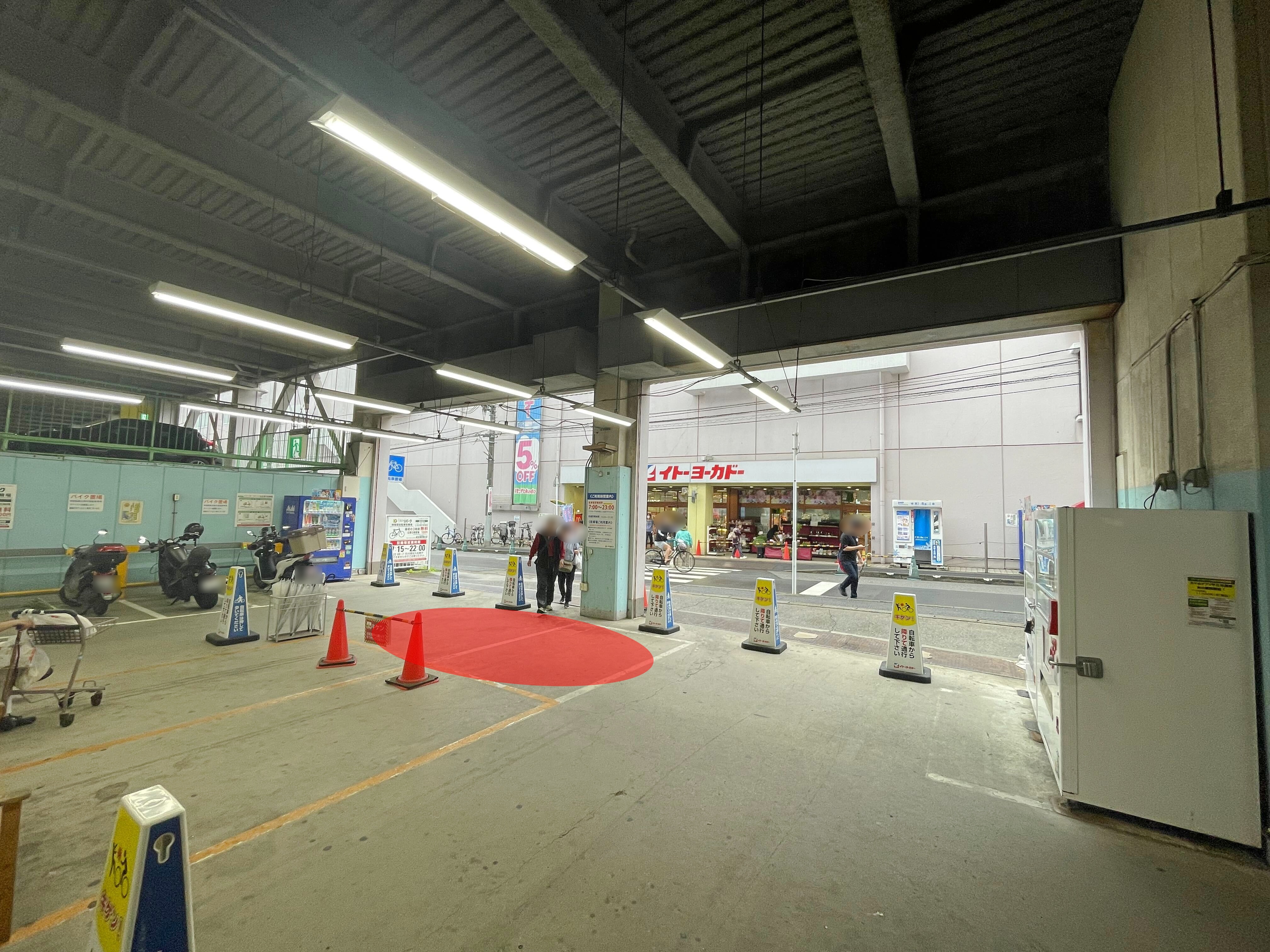 【イトーヨーカドー八柱店】各種プロモーション等に最適なショッピングセンターのイベントスペース(1階 屋外立体駐車・駐輪場一画)の画像6