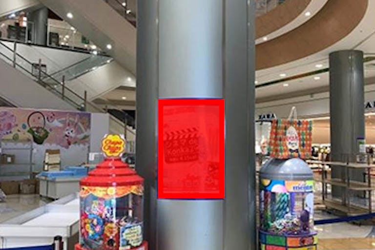 【イオンモール高崎】モール内広告 柱巻き 1Fの画像1