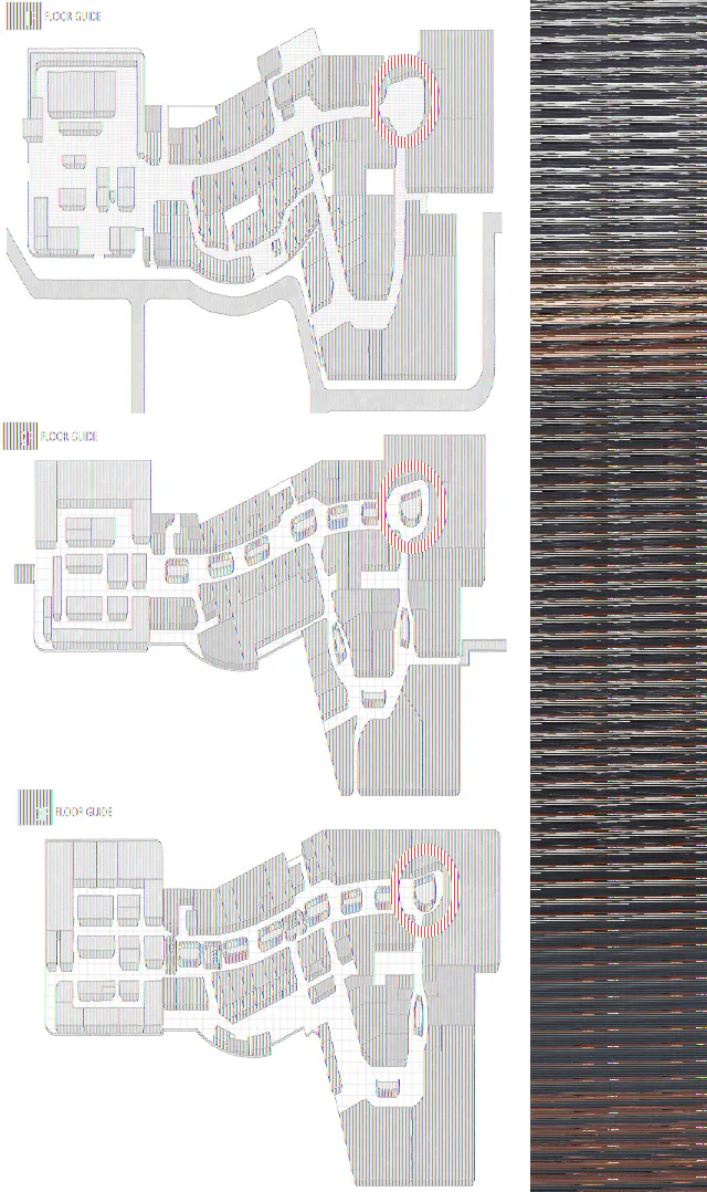 【イオンモール高崎】モール内広告 柱巻き 1F