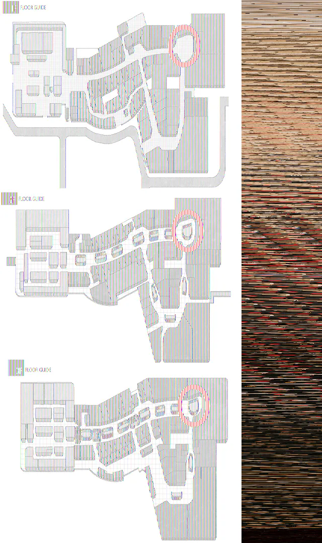 【イオンモール高崎】モール内広告 柱巻き 1F