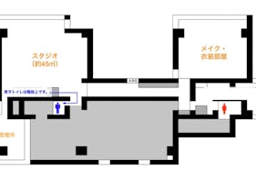【恵比寿駅5分】展示会やポップアップ、撮影などに適したスタイリッシュな打放しの建物の中にあるイベントスペース