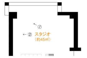 【恵比寿駅5分】展示会やポップアップ、撮影などに適したスタイリッシュな打放しの建物の中にあるイベントスペース
