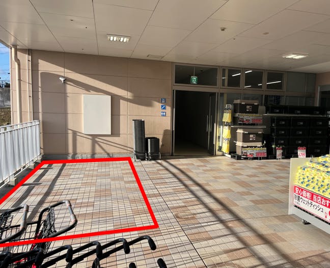 【スーパーセンタートライアル塩釜店】プロモーションや物販に適した2F広場　※買取催事不可の画像