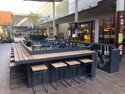 【イオンモール今治新都市】屋外しまなみダイニング催事スペース