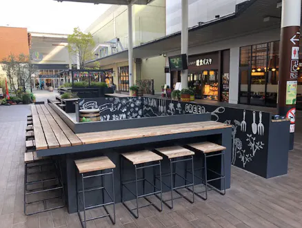 【イオンモール今治新都市】屋外しまなみダイニング催事スペース