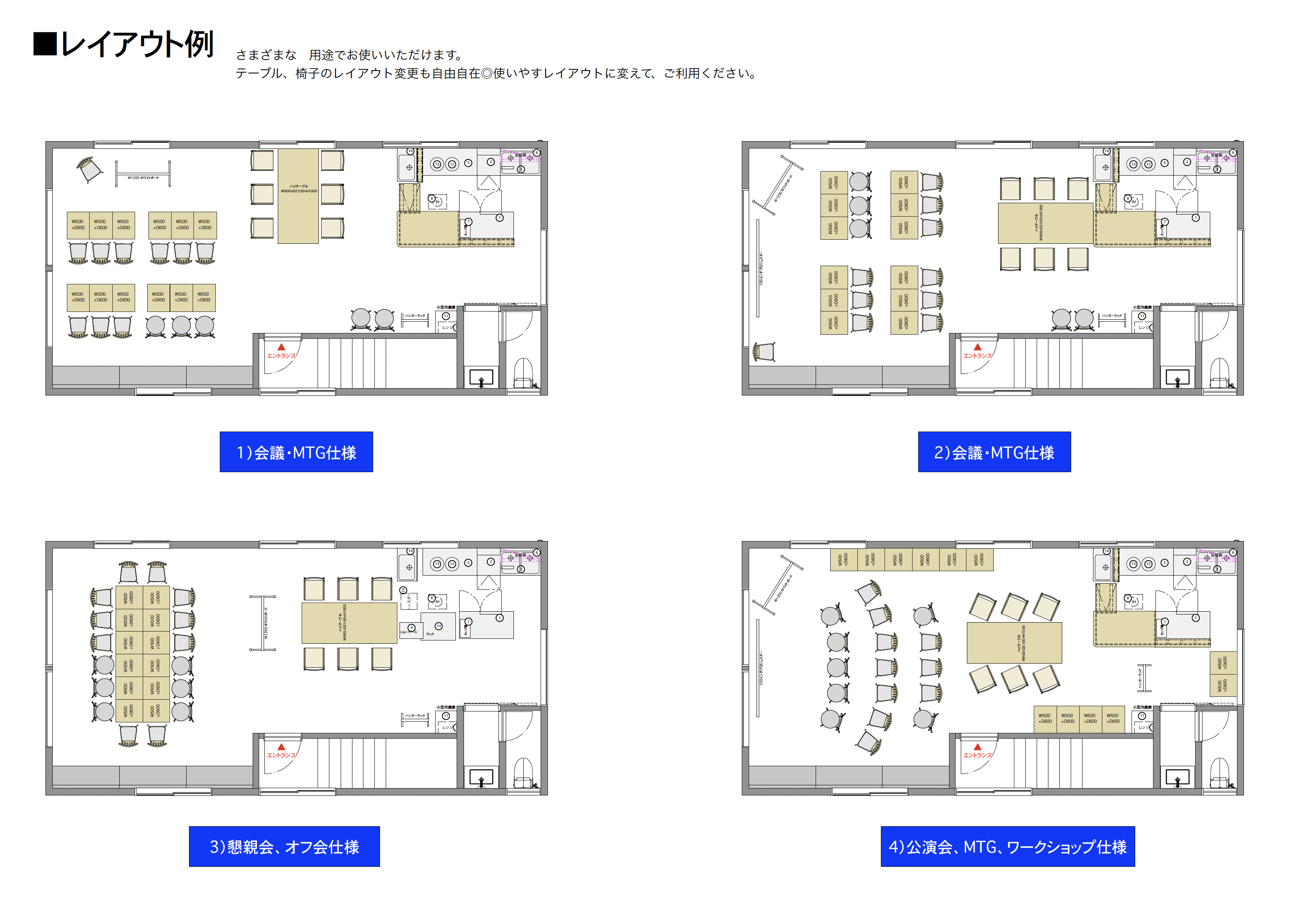 【龍ケ崎市駅徒歩5分】会議、ワークショップ、懇親会などに最適なミニキッチン付きスペース！2023年3月9日新規OPEN！の画像15