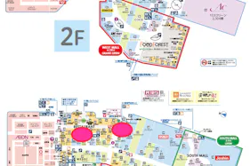 【イオンモール太田】モール内広告 エレベーター扉