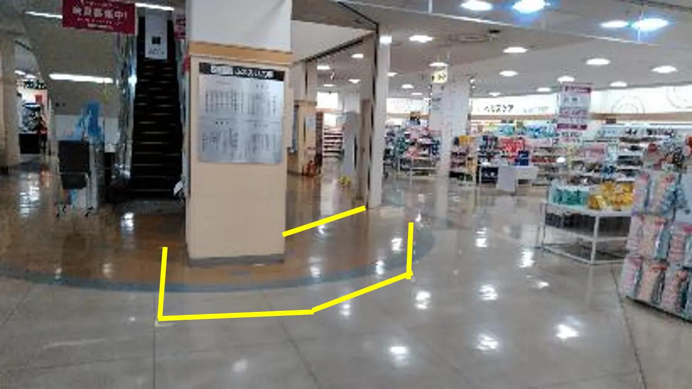 【イオン土山店】各種プロモーションや物販、食物販のポップアップストアに最適な催事イベントスペース①