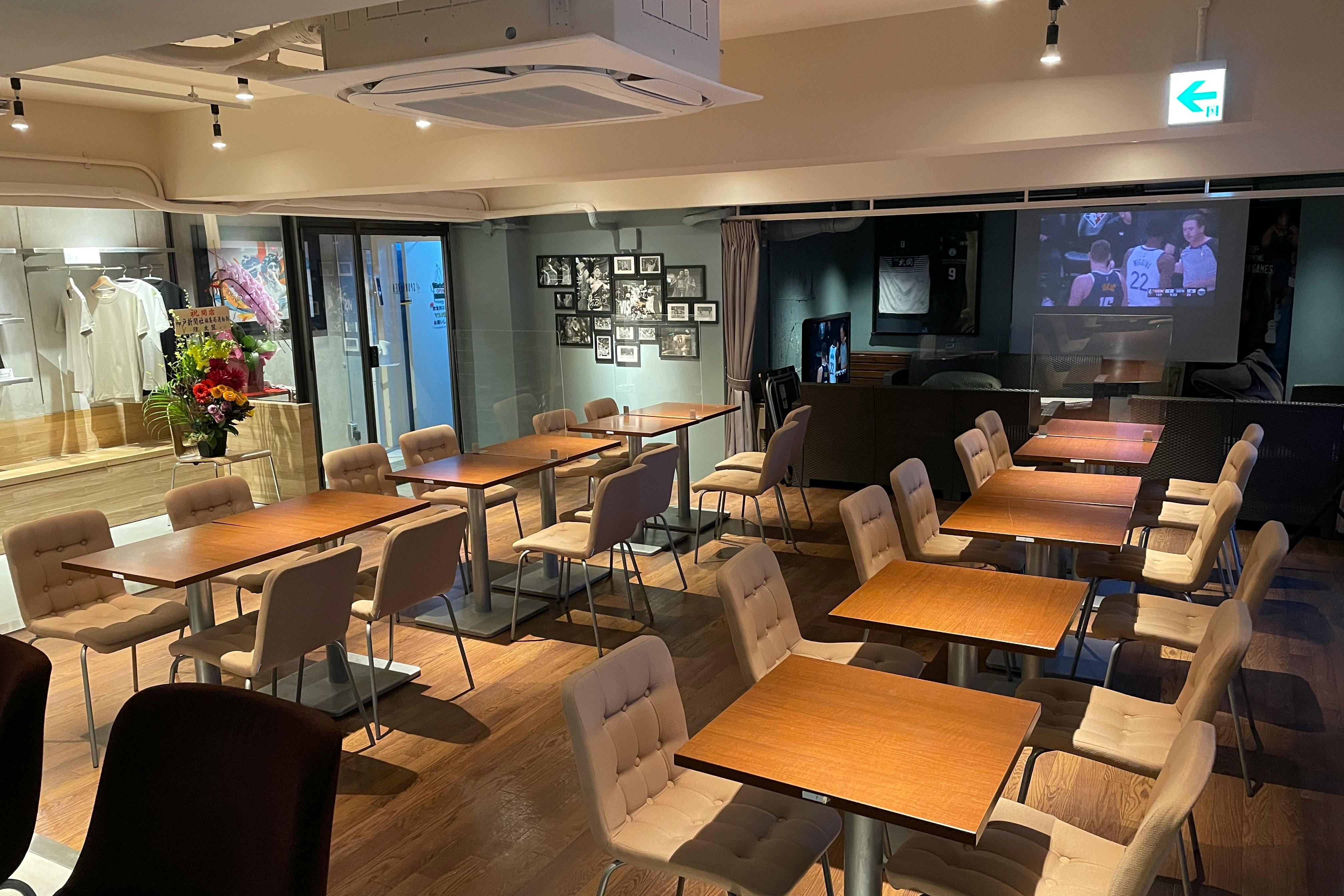 【神戸駅3分】各種展示会やセミナー、オフサイトミーティングに最適な駅近スポーツバー