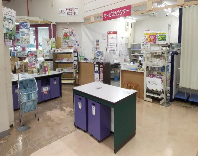 【マックスバリュ藤島】サービスカウンター前 販促プロモーション出店に最適なスーパー店内催事イベントスペース