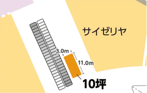 【イオンモール大日*】サイゼリヤ前ESC横
