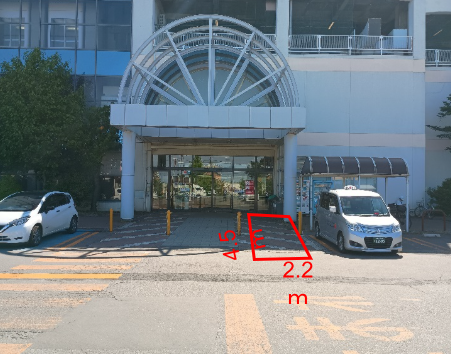 【イオン藤崎店】正面入口横（キッチンカー） キッチンカー出店に最適なスーパー店外催事イベントスペース
