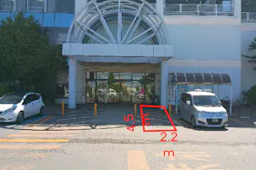 【イオン藤崎店】正面入口横(キッチンカー) キッチンカー出店に最適なスーパー店外催事イベントスペース