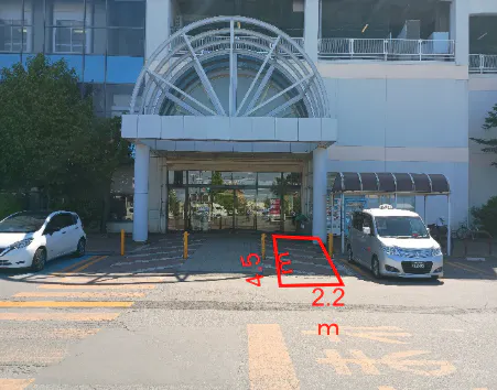 【イオン藤崎店】正面入口横（キッチンカー） キッチンカー出店に最適なスーパー店外催事イベントスペース