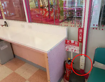 【マックスバリュ十和田南店】お客さま休憩所脇 販促プロモーションに最適なスーパー店内催事イベントスペース
