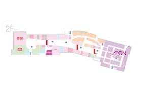 【イオンモール福津】層間サイネージ