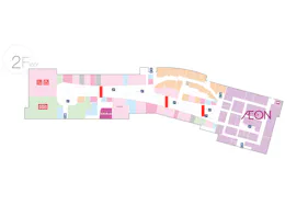 【イオンモール福津】層間サイネージ