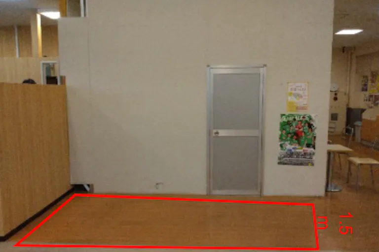 【マックスバリュ三沢大町店】お客さま休憩所横スペース 販促プロモーションに最適なスーパー店内催事イベントスペースの画像1
