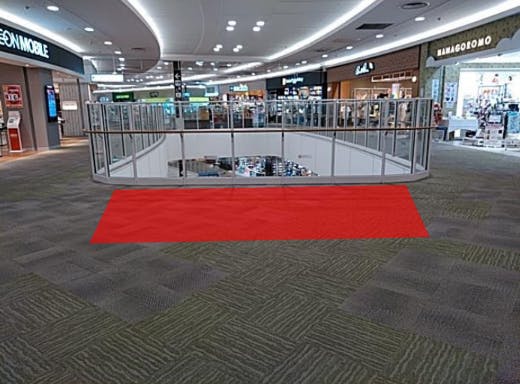 【イオンモール東久留米】販促プロモーションに最適な3F おかしのまちおか前のスペースの画像