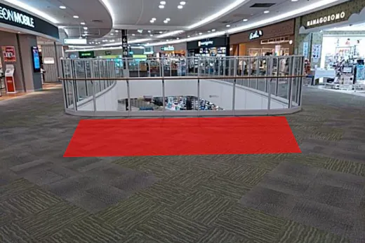 【イオンモール東久留米】販促プロモーションに最適な3F おかしのまちおか前のスペース