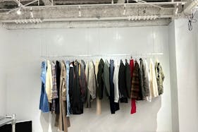 【北浜駅4分】アパレル系展示販売会やポップアップ等に最適!アクセス、設備環境が充実しているガラスレンガや建設資材を使用した雰囲気抜群のイベントスペース