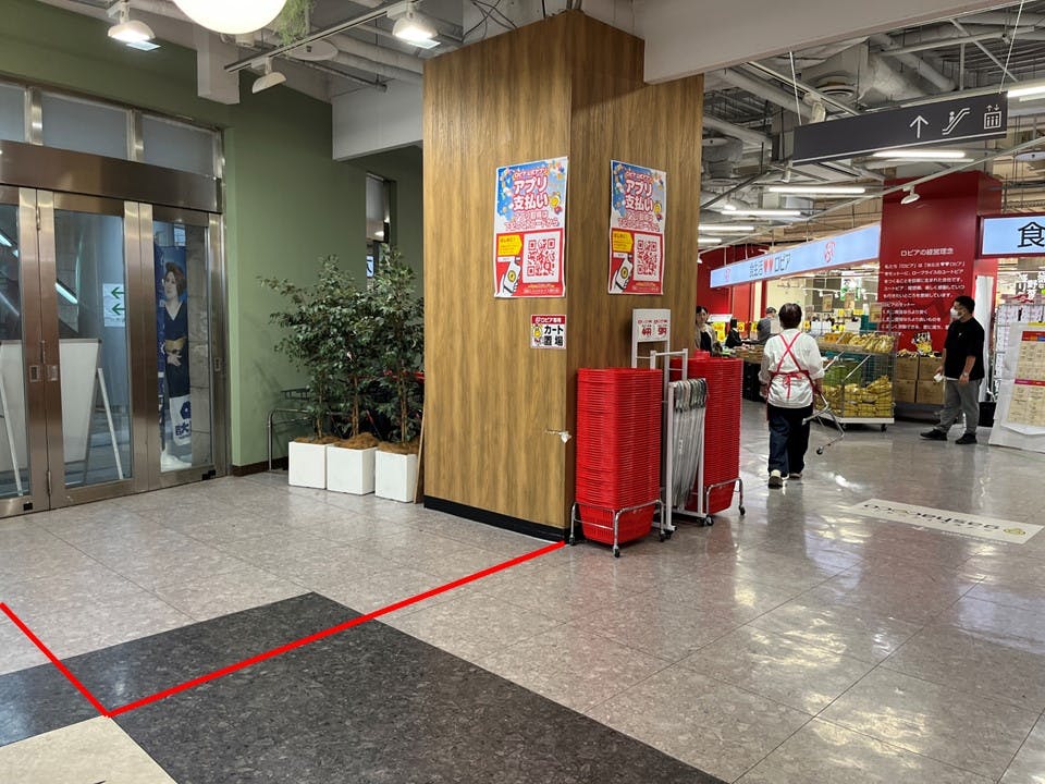 【リバーウォーク北九州】物販やプロモーションに利用可能な人気スーパーマーケット隣接B1F催事イベントスペース（SC-10-3）