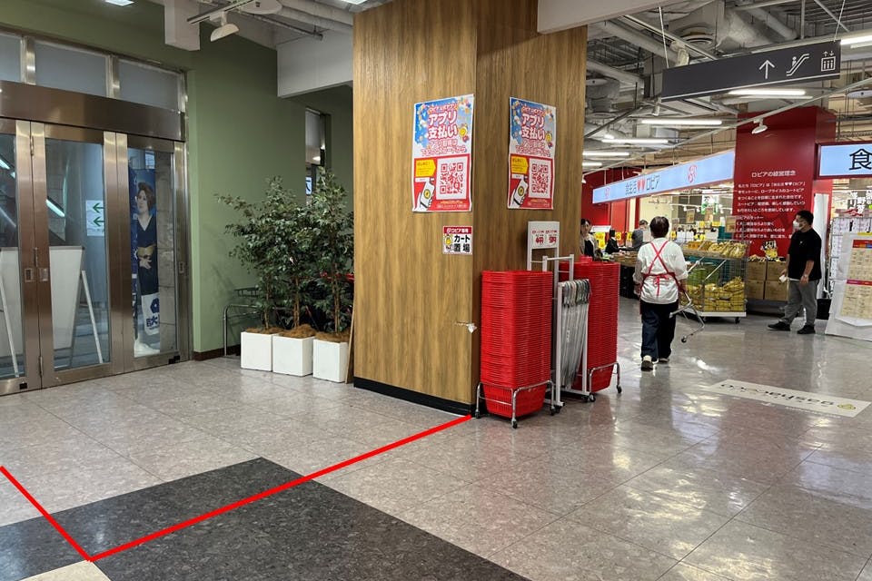 【リバーウォーク北九州】物販やプロモーションに利用可能な人気スーパーマーケット隣接B1F催事イベントスペース(SC-10-3)