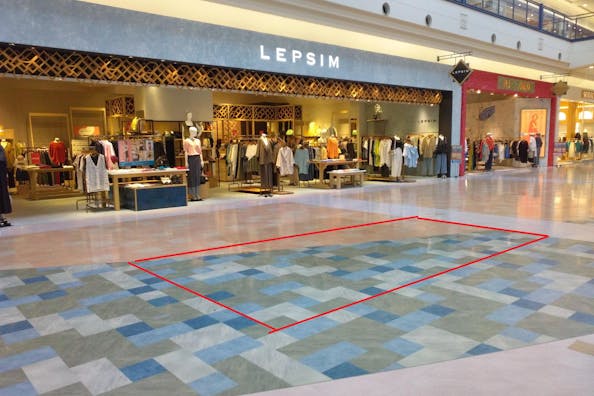 【イオンパークプレイス大分(大分県)】西入口レプシィム前 ガーデンウォーク側 催事スペース