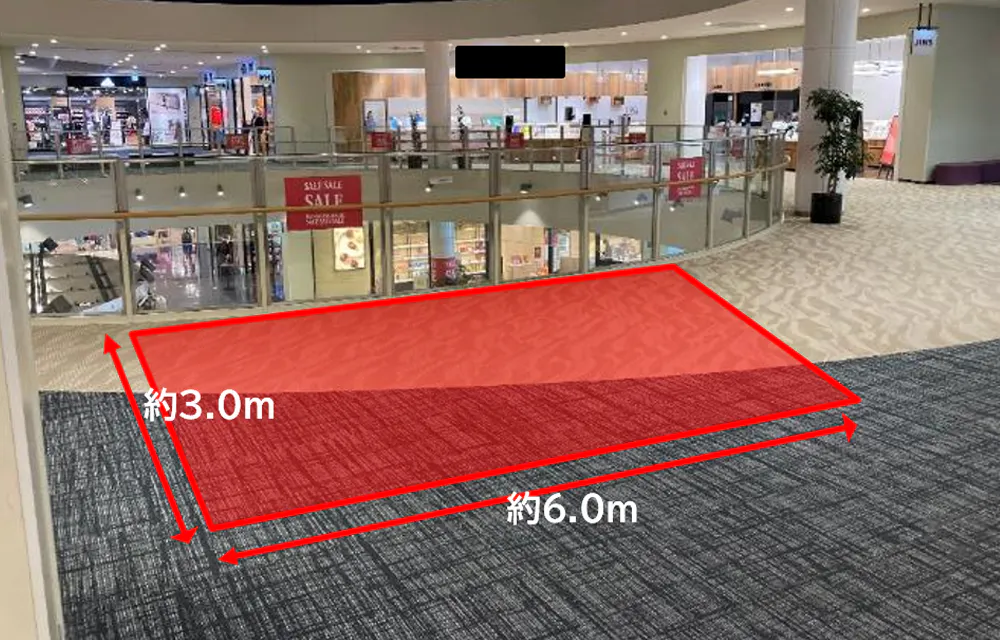 【三井アウトレットパーク 北陸小矢部】2階 東口吹き抜け