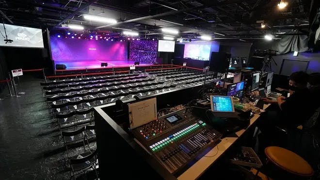 【台場駅1分】撮影や様々なイベントに最適な最大232席で巨大スクリーンも完備したイベントスペース