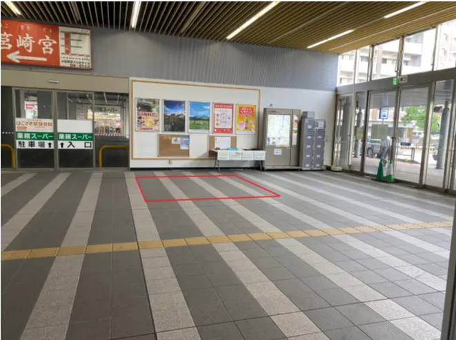 【JR箱崎駅構内】JR箱崎駅構内イベントスペース（駅改札前）