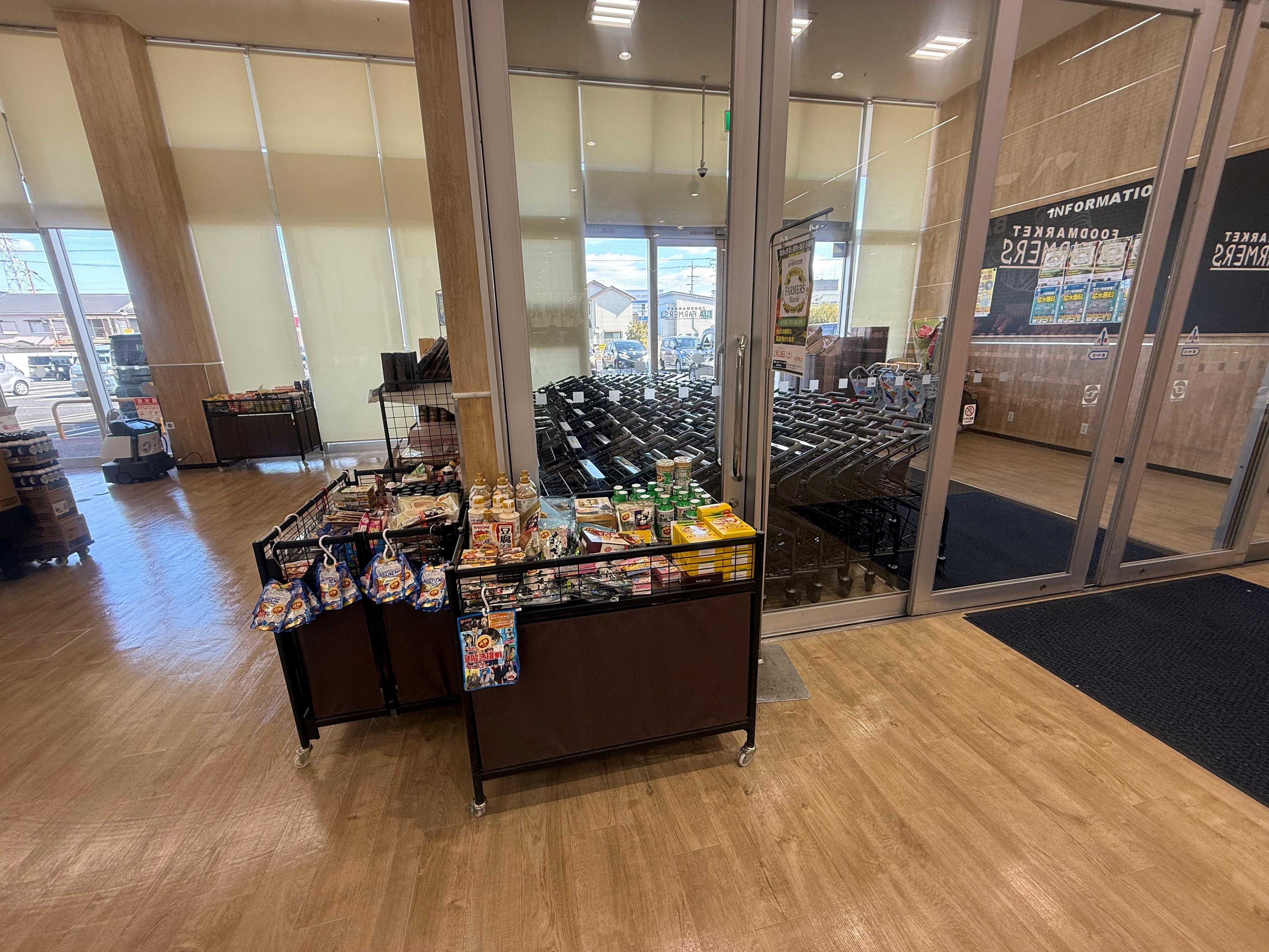 【AコープJAファーマーズ忠岡店】食物販に最適な店内スペース①