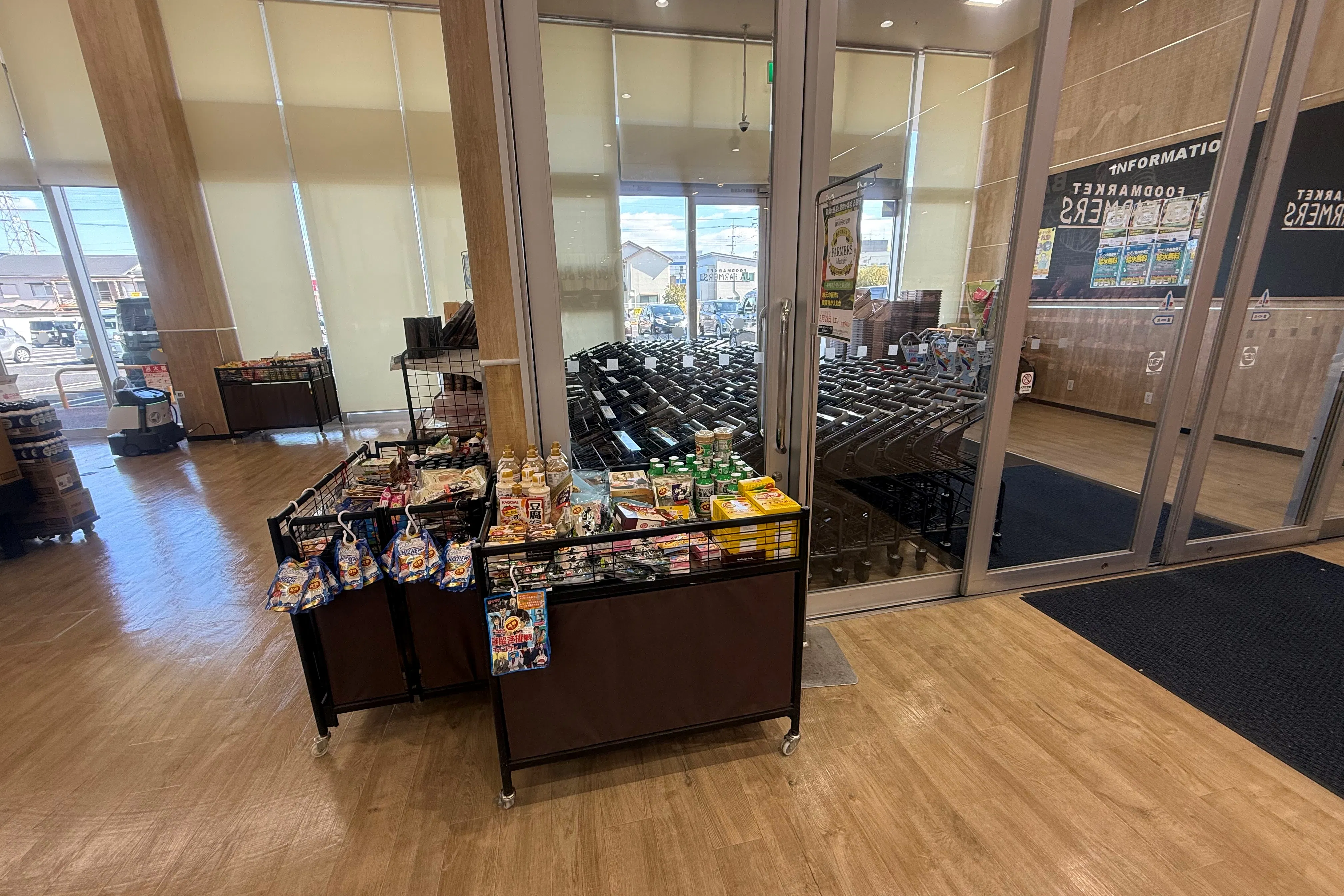 【AコープJAファーマーズ忠岡店】食物販に最適な店内スペース①