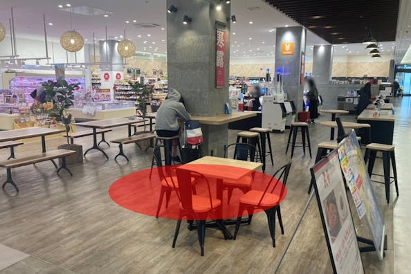 【マルート】食の小規模ポップアップストアに最適な駅隣接商業施設内のイベントスペース