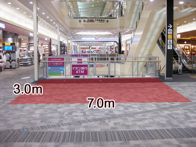 【イオンモール浜松志都呂】PRイベントやポップアップストアに適した2F中央エスカレーター横スペースのメイン画像