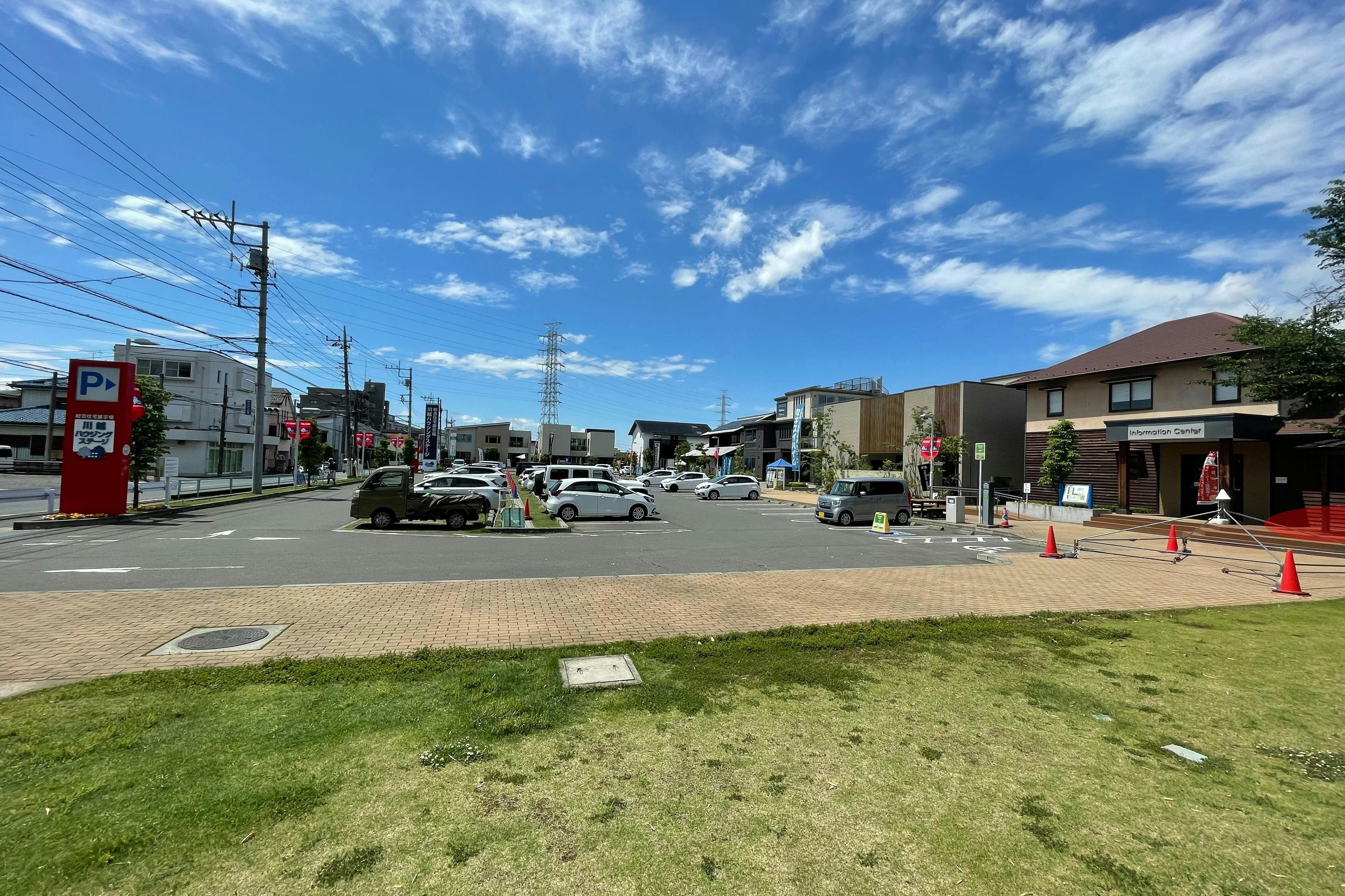 【川越ハウジングステージ】各種ポップアップストアやプロモーションイベントに最適な住宅展示場内にあるインフォメーションセンターテラスにある屋外スペース