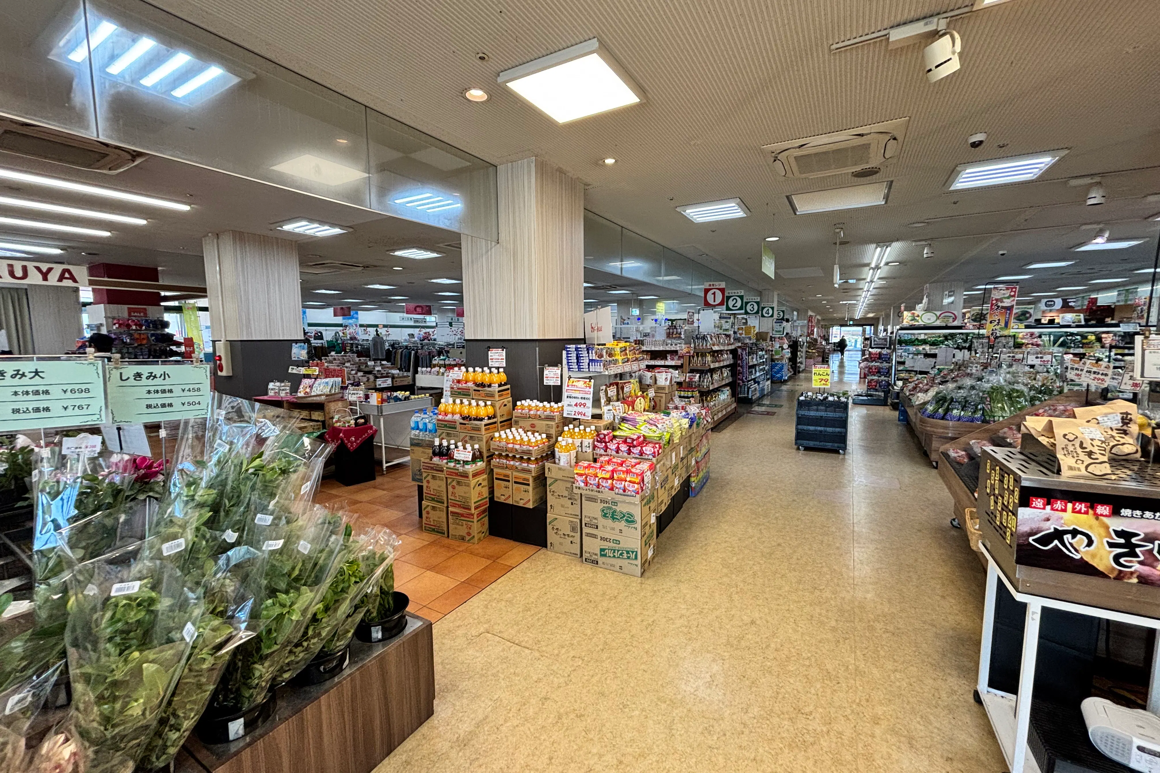 【Aコープ城南店】食物販に最適な店内スペース