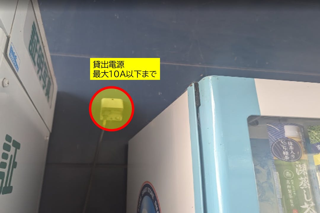 【スーパーセンタートライアル叶店】【ポーチ前:右側(L)】食物販の出店が可能なトライアルマルシェ(キッチンカー/テント・スペース)