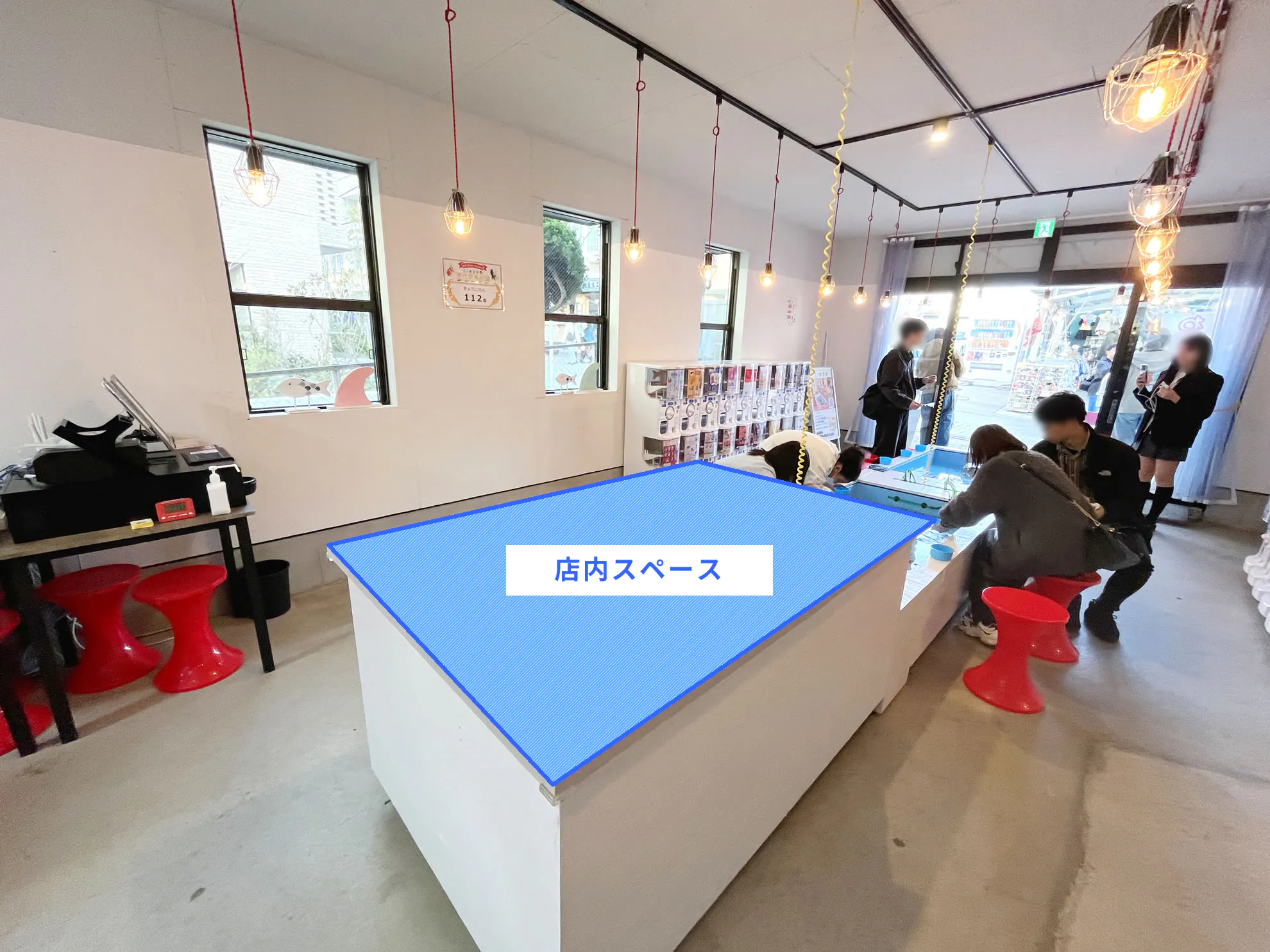 【江ノ島駅4分】物販、食物販のポップアップストア、プロモーション等に最適な「江ノ島金魚」内の店内スペース