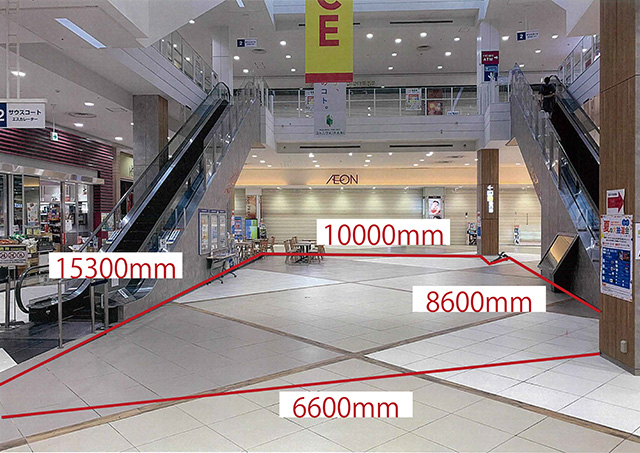 【イオンモールむさし村山】1F サウスコート