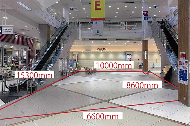 【イオンモールむさし村山】1F サウスコート