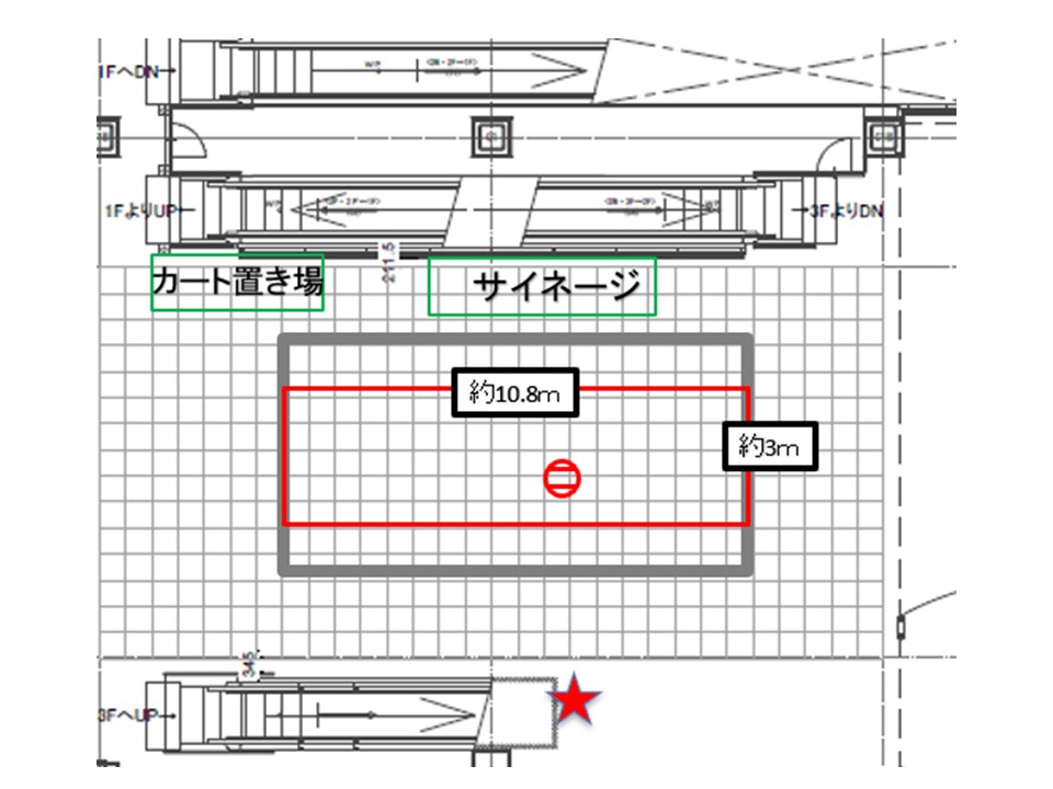 【イオンモールいわき小名浜】2階　ウエストコート（イオンスタイル前）