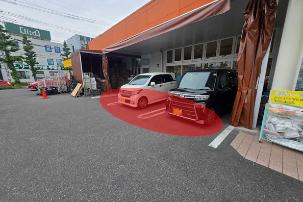【サンマートサカイ蘇原店】キッチンカーや販促プロモーションに最適な駐車場スペース