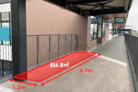 【ららテラスTOKYO-BAY】2F 通路(中央)