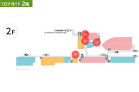 【ららテラスTOKYO-BAY】2F 通路(中央)