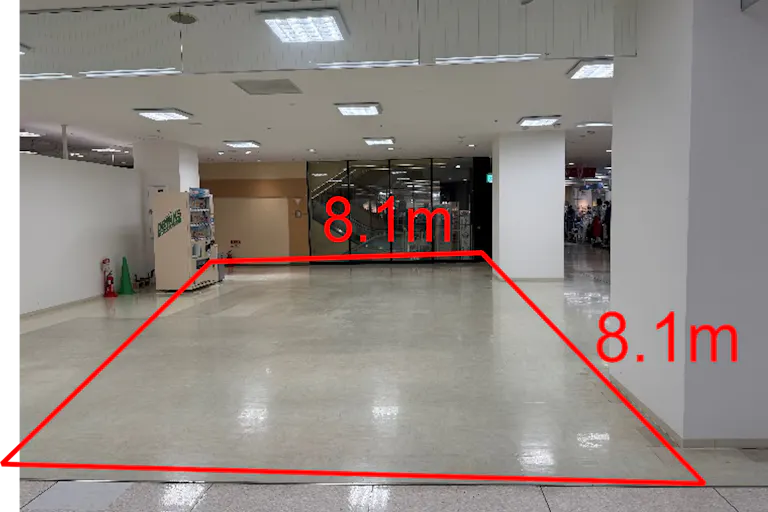 【イオンいわき店】2階催事スペース① 販促プロモーションや物販に最適なスーパー店内催事イベントスペースの画像1