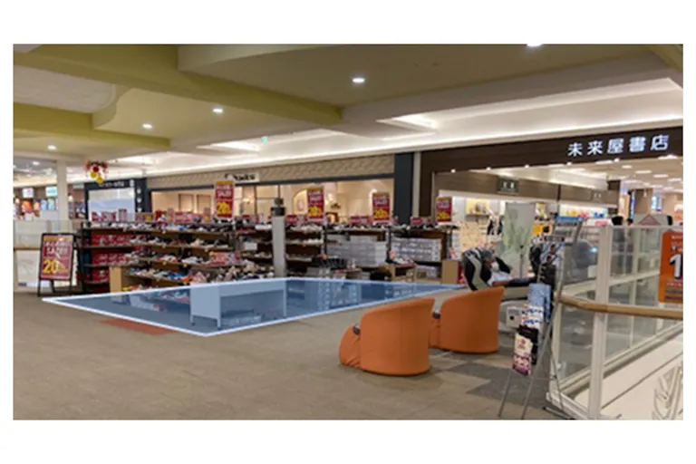 【イオンモール下妻*】2F未来屋書店前ブリッジの画像1