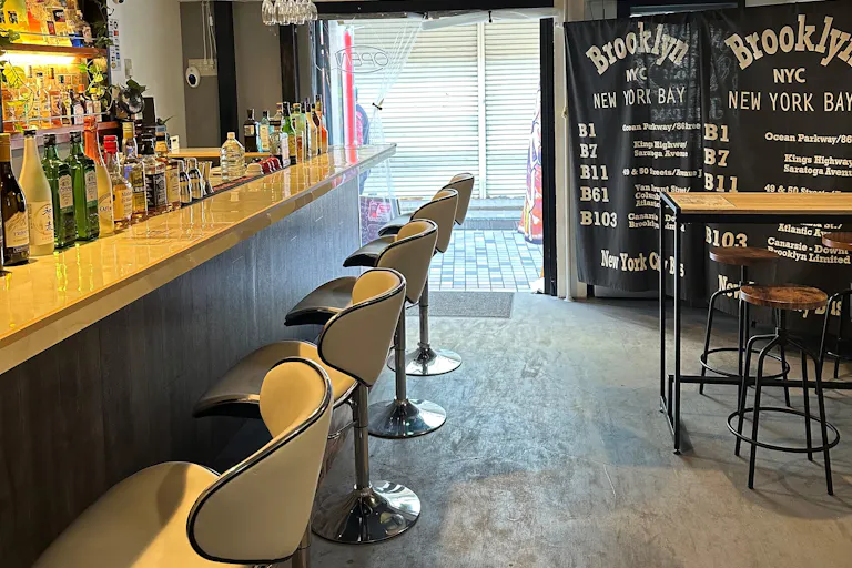 カウンター横から